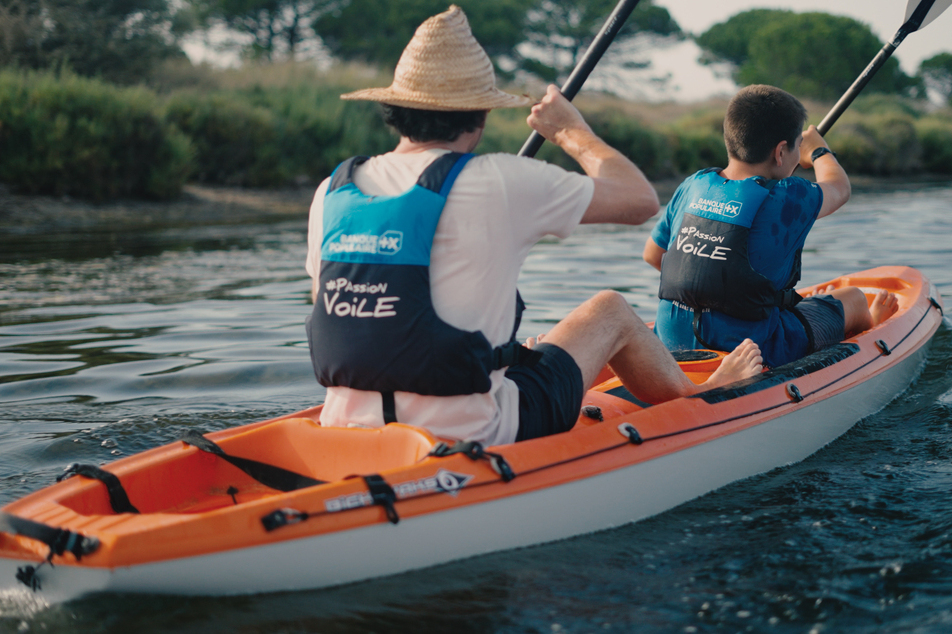 Activite etang cercle voile location canoe kayak leucate 11
