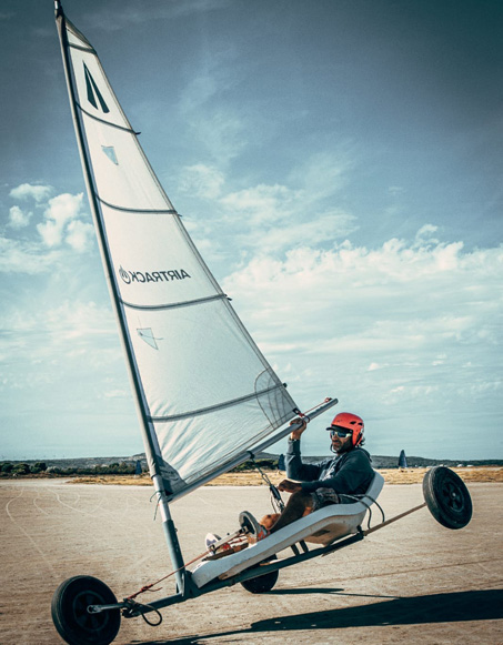 Cercle voile cap leucate blanc christophe