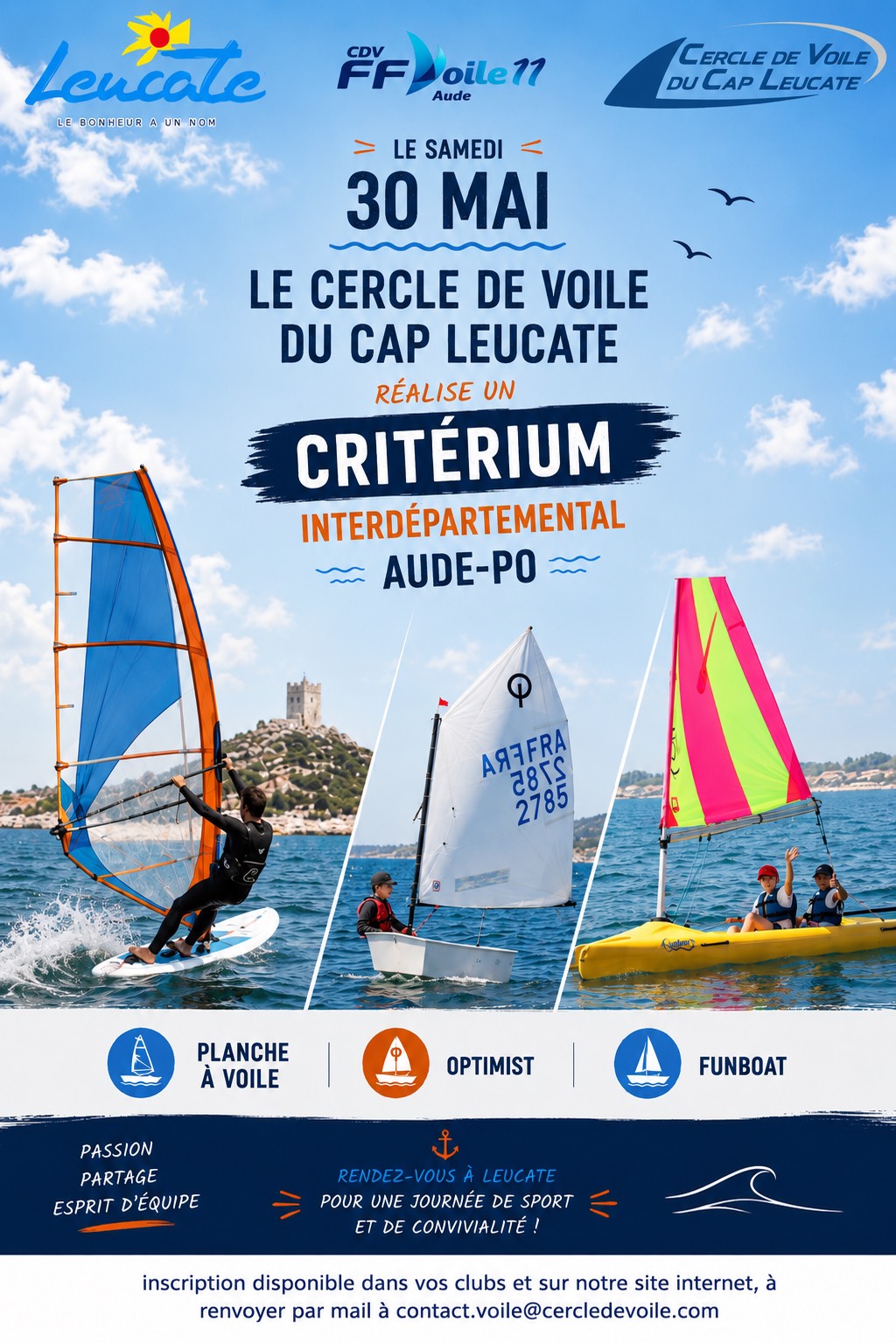 Criterium interdepartmental voile aude cvcl
